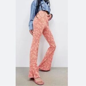 Zara flare pants knit size s